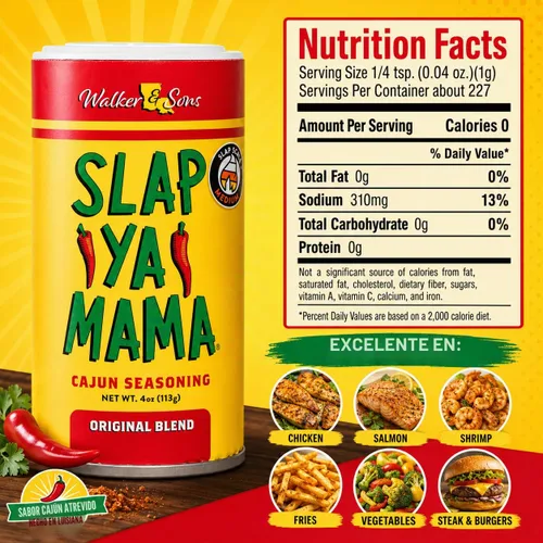 Vista 2 de Mezcla de condimento cajún, original de Slap ya Mama