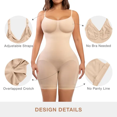 Vista 5 de Lover-Beauty Shapewear Bodysuit Tummy Control Sculpting Seamless Body Shaper