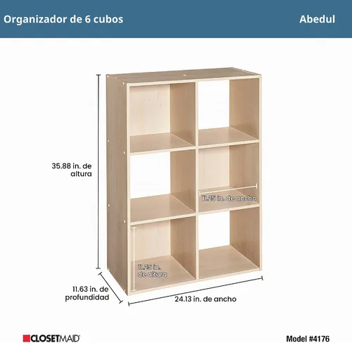 Vista 3 de Organizador cúbico ClosetMaid Abedul