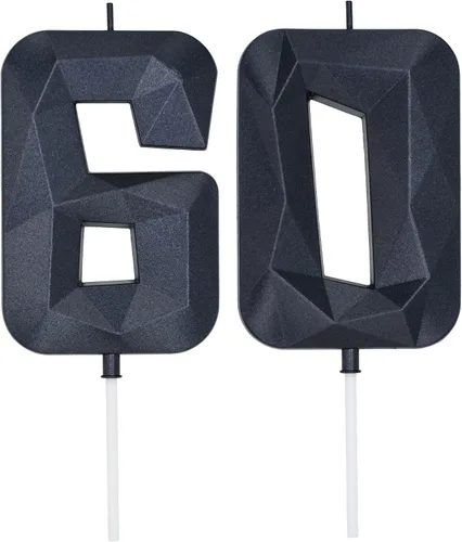 Vista 39 de DERVENTA Vela Grande de Cumpleaños Número 3D Verde Luminoso de 3.7 Pulgadas Celebración de Fiesta Aniversario Decoración Adorno para Pastel 1 Pieza
