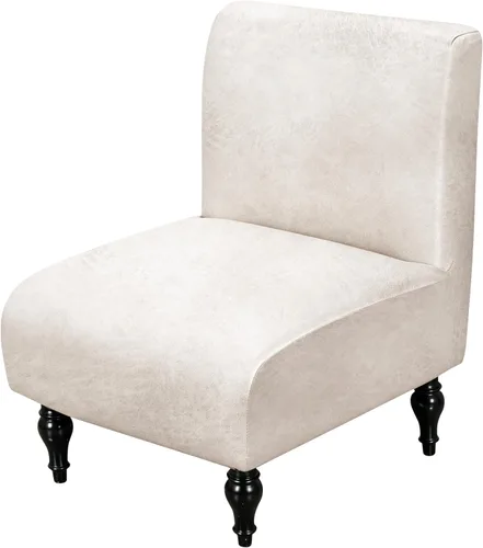 Vista 10 de ANARACHON Funda para silla decorativa sin brazos, extraíble, lavable, antideslizante, protector de muebles para el hogar, hotel, sala de estar