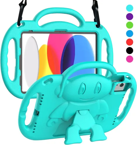 Vista 9 de Funda Suplik para niños para el nuevo iPad de 11ª generación (A16) de 11 pulgadas 2025 y 10ª generación de 10.9" 2022 y Air 11" 2025/2024 y Air
