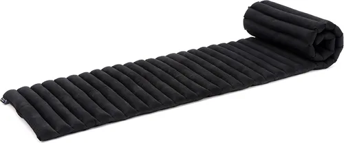 Vista 53 de Leewadee - Colchón de piso plegable - Futón japonés enrollable -Alfombra de tatami triple pliegue - Cama de piso para invitados - Colchón de camping