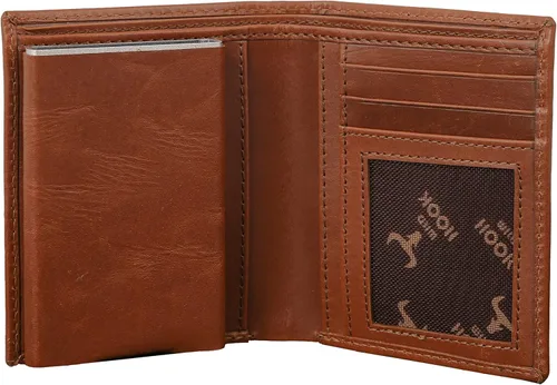 Vista 2 de WILD HOOK Cartera inteligente para hombres, funda para tarjetas para hombres, billetera multiusos biplegable para hombres, cartera de tarjetas