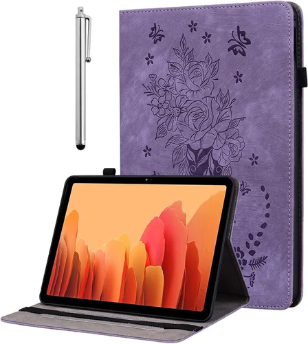 Vista 8 de Funda para iPad Air 3ª Generación 2019/iPad Pro 10.5 Pulgadas 2017, Cubierta de Cuero PU Plegable Multi-Ángulo con Auto Despertar/Dormir y Soporte
