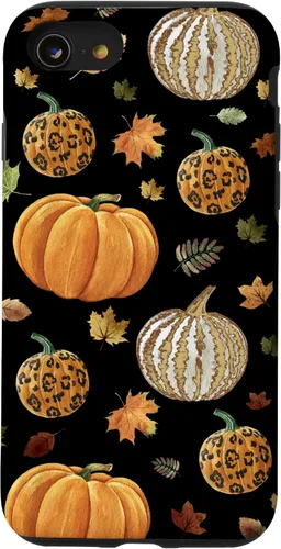 Vista 18 de iPhone 16 Falling leaves Autumn and Pumpkin Happy Fall Phone Case