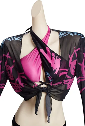 Vista 7 de Nasfotim Traje de baño de anime para mujer, traje de baño para cosplay