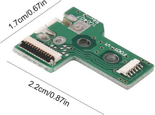 Vista 2 de Reemplazo de la placa del zócalo del puerto de carga micro USB para Sony Playstation 4 PS4 Game 3rd Generation Controller