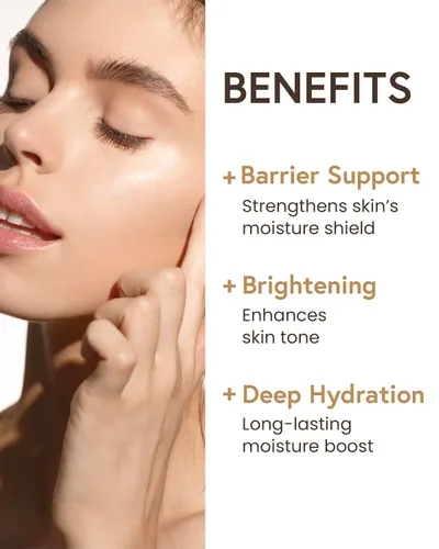 Vista 3 de Crema de agua activa para cara, 1.69 onzas líquidas, hidratante en gel hidratante ligero, crema de agua sin aceite con 76% de agua de jengibre, 10