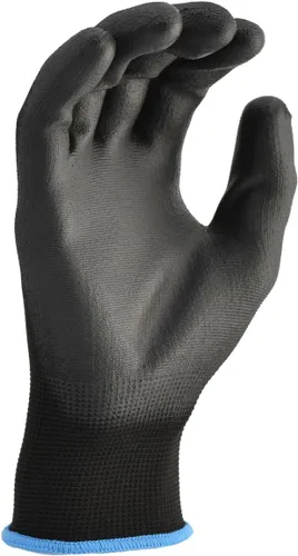 Vista 2 de G & F - Guantes de trabajo para hombre, agarre ligero, revestimiento de poliuretano, compatibles con pantalla táctil, flexibles y transpirables