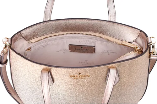 Vista 7 de Kate Spade Glitter Glimmer - Bolso cruzado con cremallera pequeña