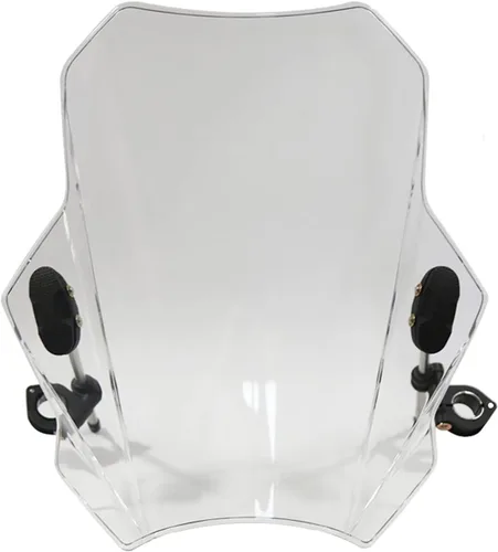 Vista 9 de Protector de parabrisas universal para motocicleta, protector de parabrisas de motocicleta, deflector de motocicletas con lente ahumada para C &