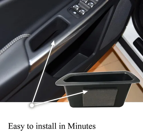 Vista 11 de Mango de puerta Vesul con caja de almacenamiento para apoyabrazos, tipo contenedor de teléfono, para Volvo XC60 2009 2010 2011 2012 2013 2014 2015