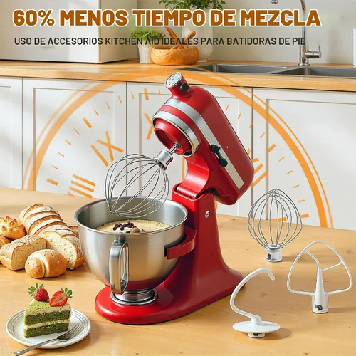 Vista 5 de KitchenAid - Juego de 3 accesorios para batidora de pie inclinable