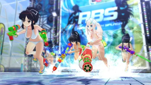 Vista 4 de Senran Kagura PEACH BEACH SPLASH Nyuu Nyuu DX Pack PS4 Japanese Ver.