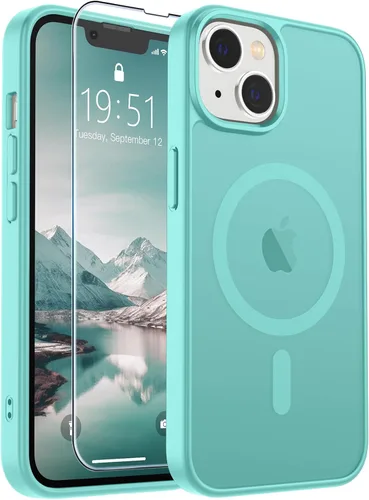 Vista 212 de SUPFINE Funda magnética para iPhone SE 2022 (3ª)/2020 (2ª), iPhone 8 (compatible con MagSafe) (protección contra caídas de grado militar), funda