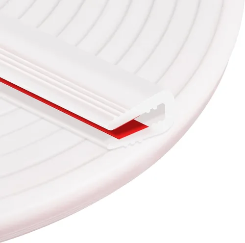 Vista 21 de ToLanbbt Moldura de Borde de Goma Canal en U – Protector de Borde de Chapa Metálica Autoadhesivo de 1/4", Tira de Sellado EPDM para Puertas