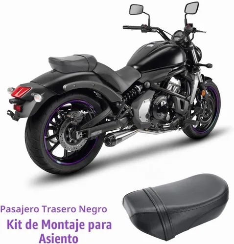 Vista 2 de Asiento de pasajero para Kawasaki Vulcan S 650 VN650 2015-2025