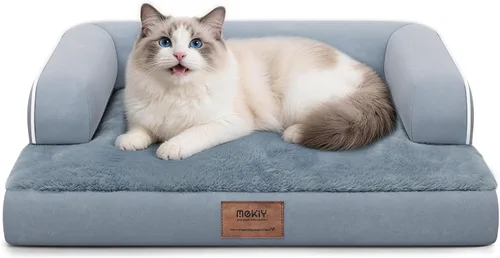 Vista 84 de Cama pequeña para perros y sofá para gatos, camas ortopédicas impermeables para perros pequeños, cama para gatos, sofá para mascotas cómodo