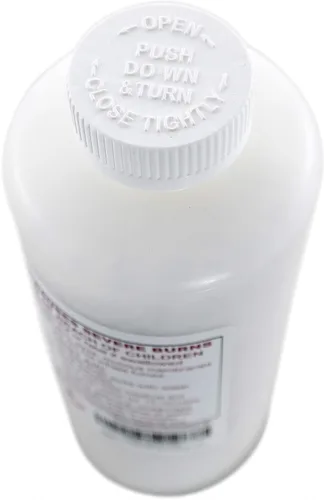 Vista 2 de Essential Depot 2 libras de hidroóxido de sodio de grado alimenticio Micro pelos de tamaño uniforme (cuentas o partículas) – 1 botella de 2 libras