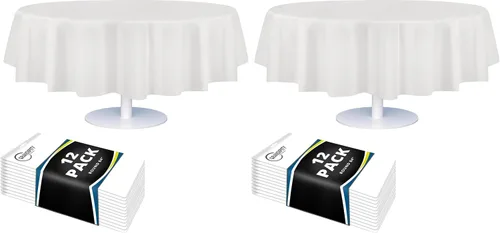 Vista 46 de Mantel de plástico de alta calidad - 54 in. x 108 pulgadas. Grandipity - Mantel rectangular (6 y 12 unidades), Agua (Aqua) Aqua Plastic table