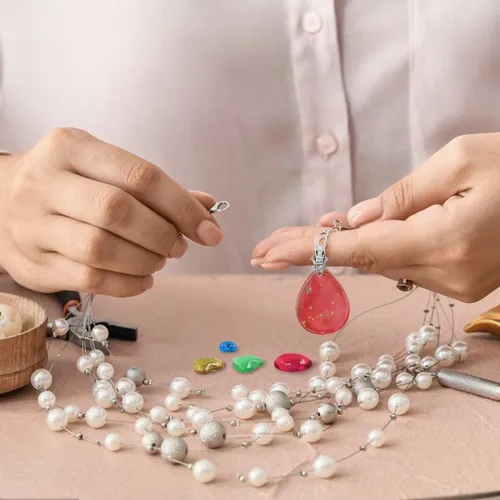Vista 4 de Paquete de 2 moldes de resina para joyería, moldes de joyería findTop para fundición de resina, moldes de silicona para resina epoxi para colgantes