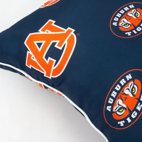 Vista 6 de College Covers Everything Comfy Auburn Tigers - Almohada decorativa de 16 x 16 pulgadas, incluye 2 almohadas