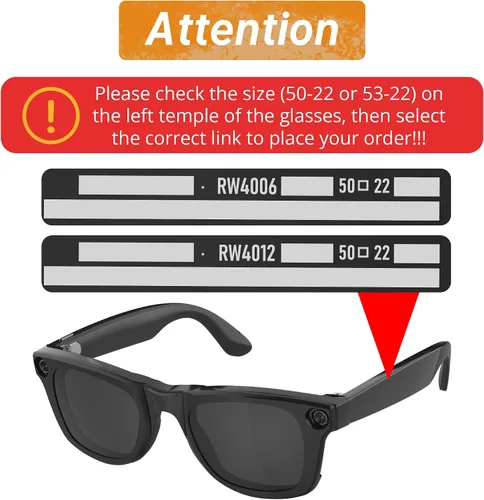 Vista 2 de HIBLOKS 2 clips polarizados para Ray-Ban Meta Wayfarer