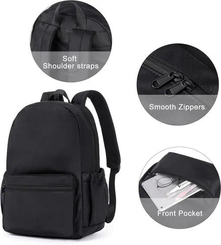 Vista 7 de CLUCI Mochila escolar para niños y niñas, mochila clásica para la escuela