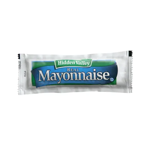 Vista 2 de Ventura Foods Hidden Valley - Paquetes individuales de mayonesa real para control de porciones, paquetes de mayo de 0.42 oz, caja a granel de 8.8