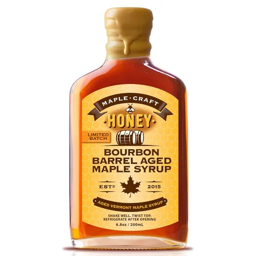 Vista 10 de Maple Craft Foods Farmer's Best - Jarabe de arce Vermont orgánico puro, sabor oscuro y robusto, grado A, jarabe con sabor gourmet para panqueques