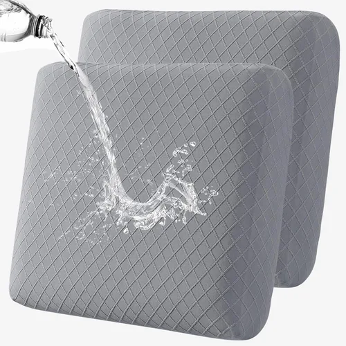 Vista 14 de Fuloon Fundas de Cojines para Sofá, Fundas de Cojines de Asiento Elásticas Estampadas, Fundas Protectoras Lavables para Muebles, para Sillón