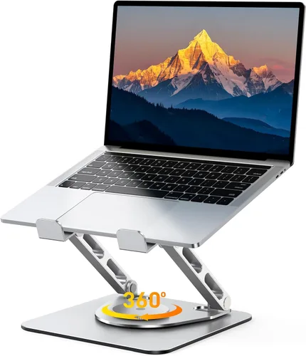 Vista 9 de RIWUCT Soporte para computadora portátil para escritorio de altura