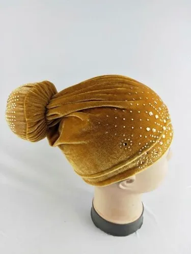 Vista 12 de MSBRIC - Gorros de terciopelo para mujer, color 1933