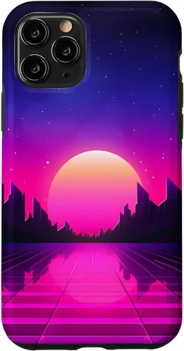 Vista 29 de Retrowave Vaporwave Synthwave 80s Style Case for iPhone 17