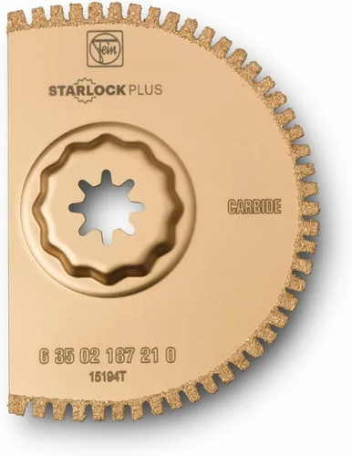 Vista 8 de Fein Starlock Plus E-Cut Hoja de sierra de carburo, 1-3/8 pulgadas de ancho, 2 pulgadas de largo