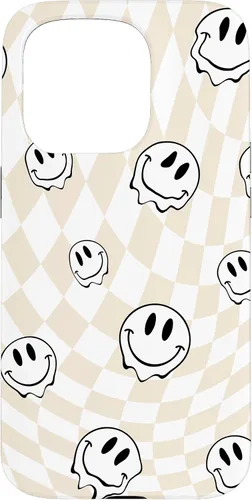 Vista 14 de Retro Swirl - Carcasa para iPhone 17, diseño de cara sonriente feliz