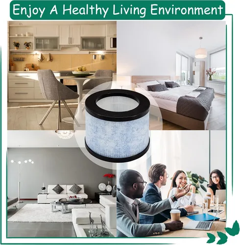 Vista 6 de MK01/DH-JH01 Filtro de repuesto True HEPA, compatible con AROEVE MK01 y MK06 y Kloudi purificador de aire DH-JH01, Intelabe EPI080/EP1080