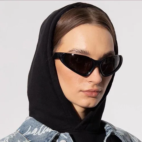 Vista 3 de Heacety Sports Sunglasses Men Women Outdoor Fashion UV400 Cat Eye Punk Pop Sunglasses