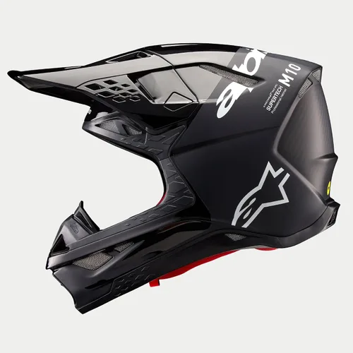 Vista 3 de Alpinestars Casco de inundación Supertech M10 Negro/Gris Oscuro Mate y Brillante