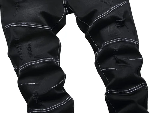 Vista 4 de LAVIKS Jeans ajustados y elásticos para hombre