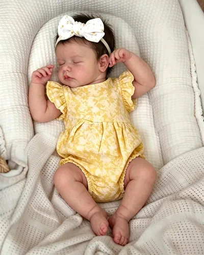 Vista 2 de Zero Pam Muñeca de bebé de silicona completa de 20 pulgadas, muñecas de bebé Reborn de silicona de cuerpo completo, muñeca de bebé realista, niña