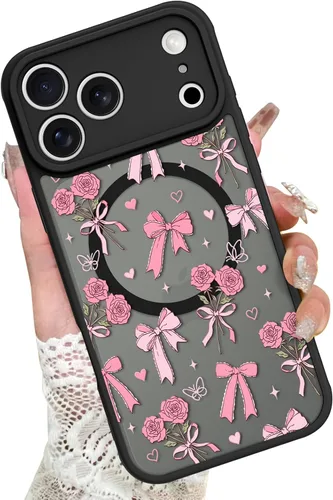 Vista 83 de KANGHAR - Funda para iPhone 11 [Compatible con Magsafe] Patrón estampado de leopardo Lindo guepardo Funda protectora magnética para niñas, mujeres
