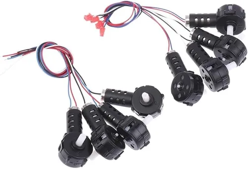 Vista 6 de 1 Set Folding Remote-Controlled Drone Motor Base Fit for E88pro E88/E99 RC Drone Quadrotor Spare Parts Engines Big Gear(A1)