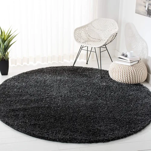 Vista 53 de SAFAVIEH Colección August Shag - Alfombra de área de 6 x 9 pies, color lila, diseño sólido, no desprende pelusa y de fácil cuidado, grosor de 1.2