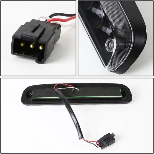Vista 4 de Tercera luz de freno, de DNA Motoring, Negro