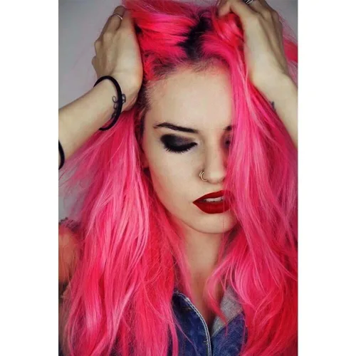 Vista 20 de Extensiones de cabello sintético de 24 pulgadas, 4.23 onzas, color negro, 5 clips, extensiones de cabello sintético resistentes al calor #1 (negro)