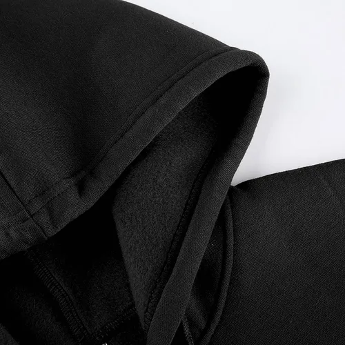 Vista 6 de Ceboyel Sudadera con capucha de gran tamaño para mujer, con cremallera completa, con cordón, parte superior con capucha, para adolescentes, niñas