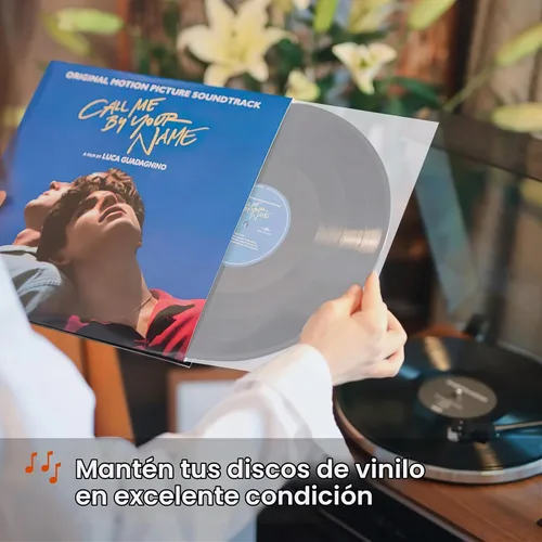 Vista 2 de Paquete de 30 fundas interiores de disco de vinilo de 12 pulgadas para almacenamiento de protección 3.2 mil de grosor, transparente para pantalla