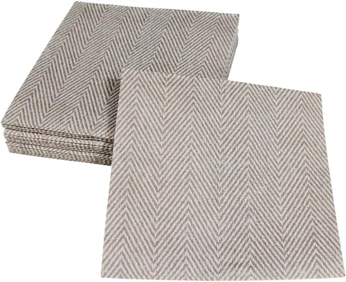 Vista 5 de Entertaining with Caspari 9761CG - Servilleta de lino de yute, lino, paquete de 15